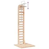 vidaXL Buitendouche 223 cm Massief grenenhout en roestvrijstaal