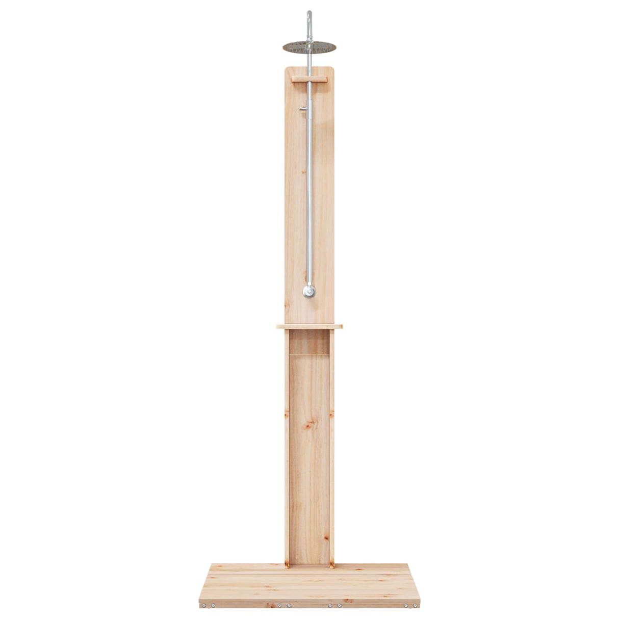 vidaXL Buitendouche 206 cm Massief grenenhout en roestvrijstaal