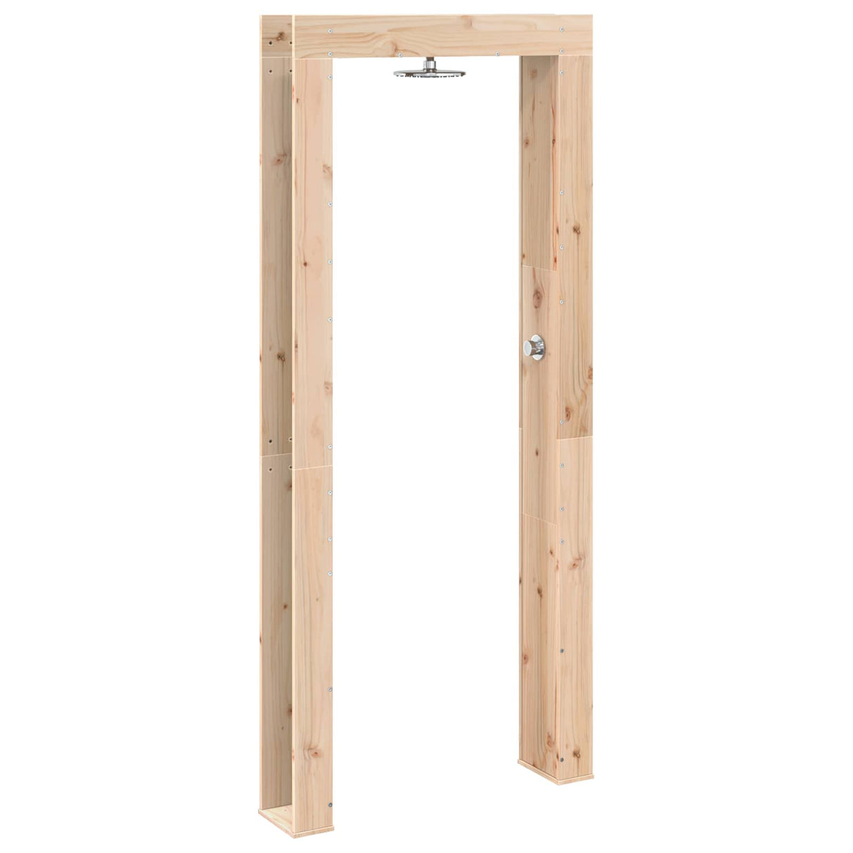 vidaXL Buitendouche 226 cm Massief grenenhout en roestvrijstaal