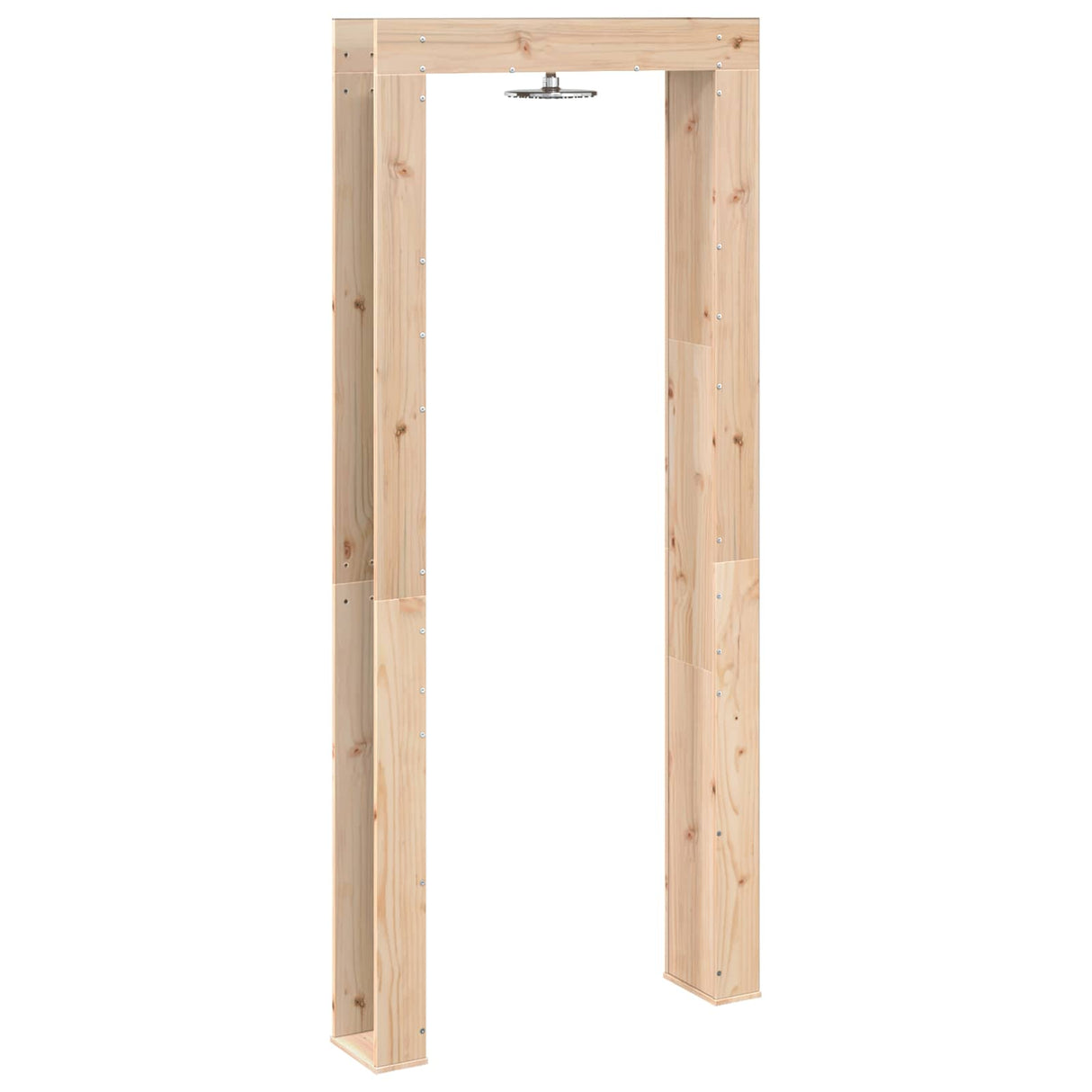 vidaXL Buitendouche 226 cm Massief grenenhout en roestvrijstaal