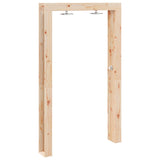 vidaXL Buitendouche 226 cm Massief grenenhout en roestvrijstaal