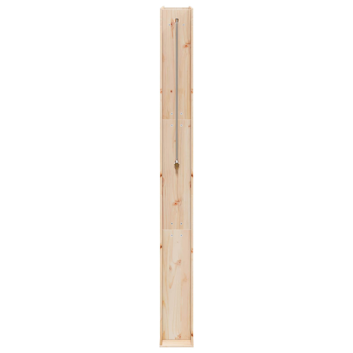 vidaXL Buitendouche 226 cm Massief grenenhout en roestvrijstaal