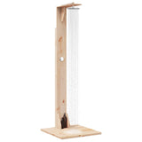 vidaXL Buitendouche 214,5 cm Massief grenenhout en roestvrijstaal