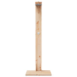 vidaXL Buitendouche 214,5 cm Massief grenenhout en roestvrijstaal