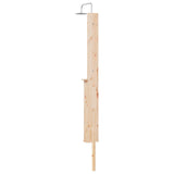 vidaXL Buitendouche 246 cm Massief grenenhout en roestvrijstaal