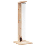 vidaXL Buitendouche 210 cm Massief grenenhout en roestvrijstaal