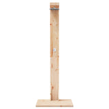 vidaXL Buitendouche 210 cm Massief grenenhout en roestvrijstaal