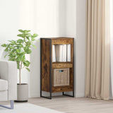 vidaXL Bookcase 2 pcs Black Oak 80 x 30 x 155 cm Engineered wood