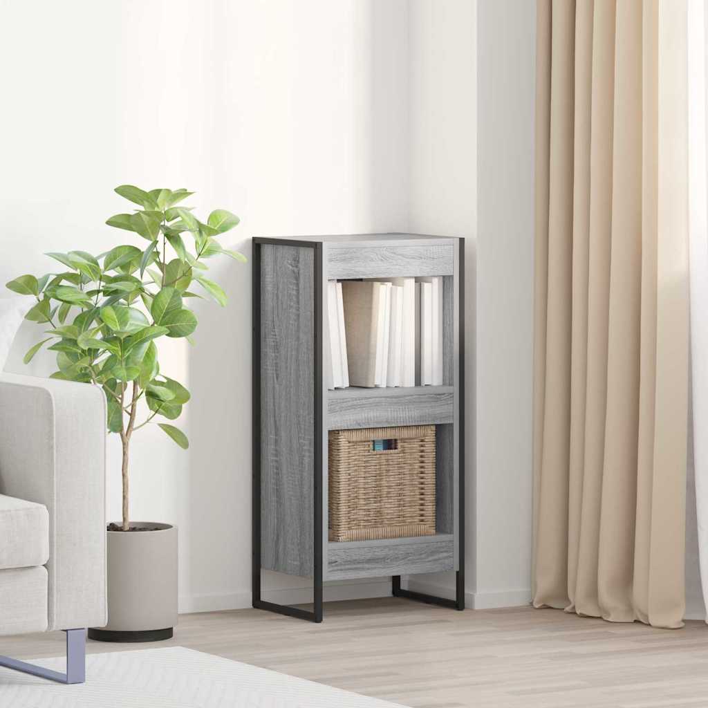 vidaXL Bookcase 2 pcs Black Oak 80 x 30 x 155 cm Engineered wood
