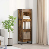 vidaXL Bookcase 2 pcs Black Oak 80 x 30 x 155 cm Engineered wood