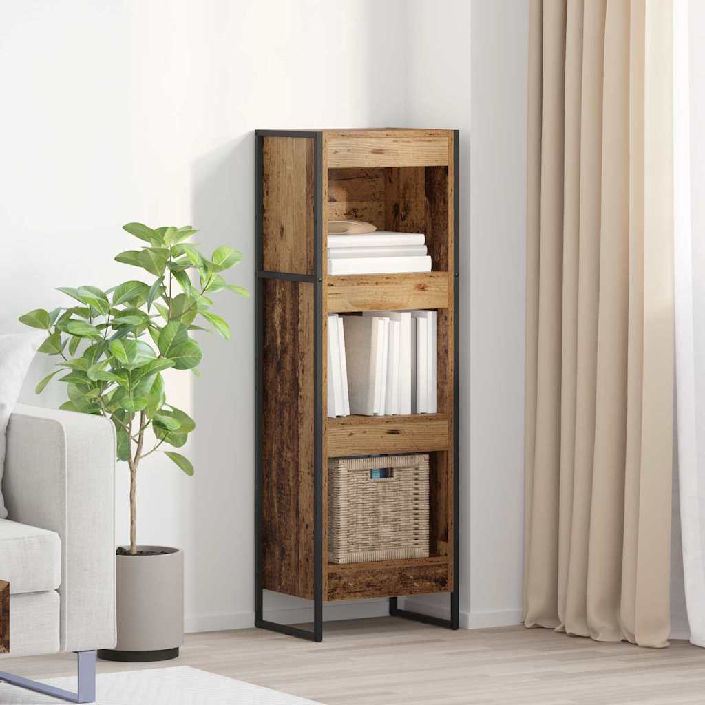 vidaXL Bookcase 2 pcs Black Oak 80 x 30 x 155 cm Engineered wood