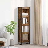 vidaXL Bookcase 2 pcs Black Oak 80 x 30 x 155 cm Engineered wood