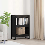 vidaXL Bookcase 2 pcs Black Oak 80 x 30 x 155 cm Engineered wood