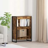 vidaXL Bookcase 2 pcs Black Oak 80 x 30 x 155 cm Engineered wood