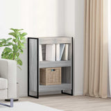 vidaXL Bookcase 2 pcs Black Oak 80 x 30 x 155 cm Engineered wood