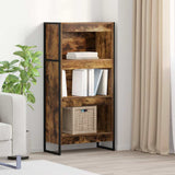 vidaXL Bookcase 2 pcs Black Oak 80 x 30 x 155 cm Engineered wood