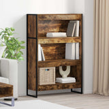 vidaXL Bookcase 2 pcs Black Oak 80 x 30 x 155 cm Engineered wood