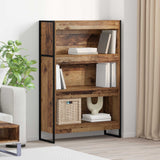 vidaXL Bookcase 2 pcs Black Oak 80 x 30 x 155 cm Engineered wood