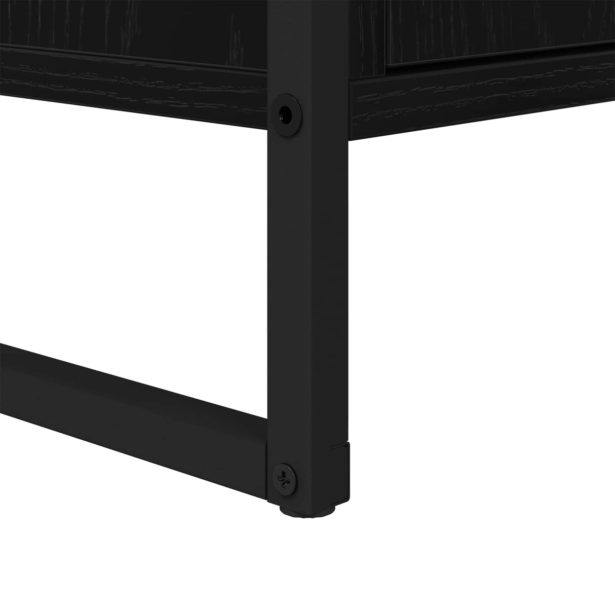 vidaXL Badkamerkast Zwart Eiken 90 x 30 x 60 cm Bewerkt hout
