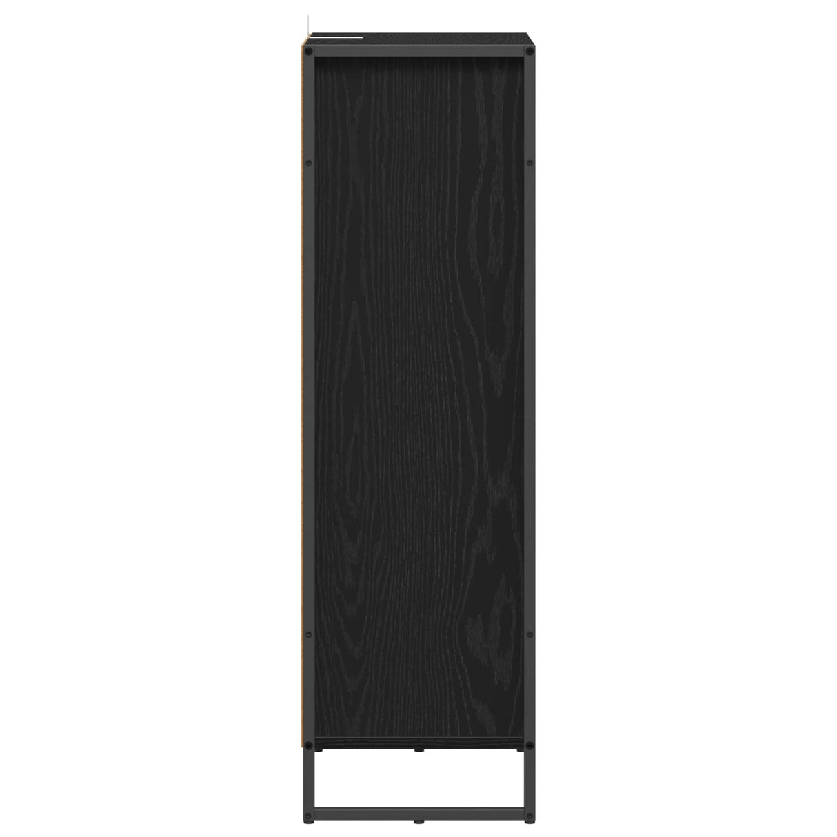 vidaXL Badkamerkast met lade Zwart Eiken 40 x 30 x 100 cm Bewerkt hout