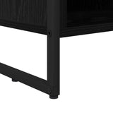 vidaXL TV Kast met lade Zwart Eiken 100 x 36 x 49,5 cm Bewerkt hout