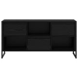 vidaXL TV Kast met lade Zwart Eiken 100 x 36 x 49,5 cm Bewerkt hout