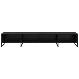 vidaXL TV Kast Zwart Eiken 170.5 x 36 x 30.5 cm Bewerkt hout