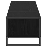vidaXL TV Kast Zwart Eiken 170.5 x 36 x 30.5 cm Bewerkt hout