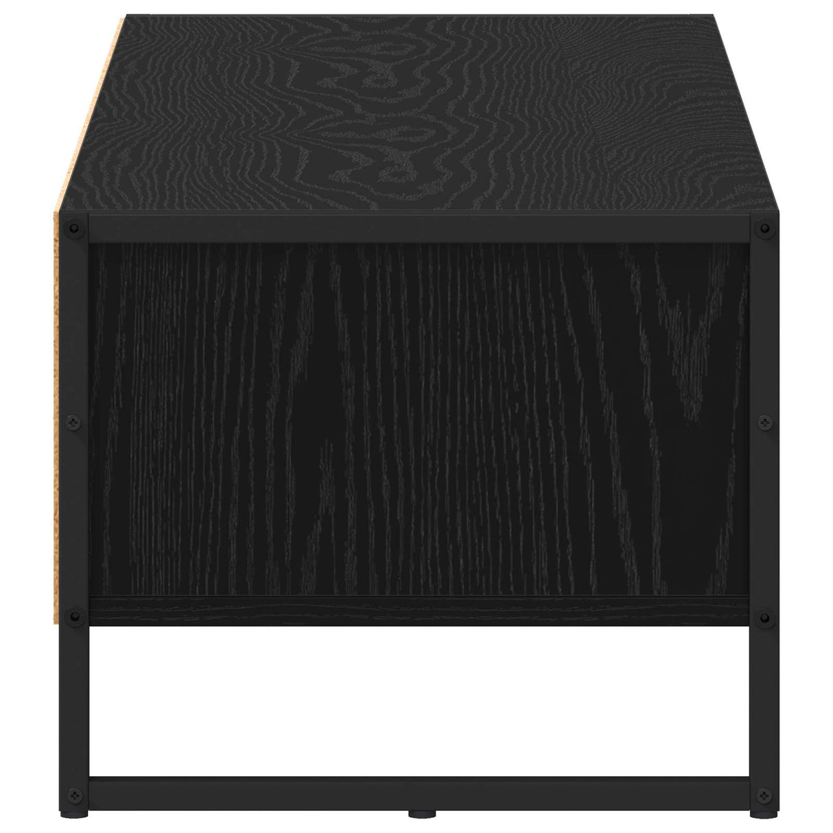 vidaXL TV Cabinet Black Oak 100 x 36.5 x 30.5 cm Engineered wood
