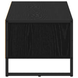 vidaXL TV Cabinet Black Oak 100 x 36.5 x 30.5 cm Engineered wood