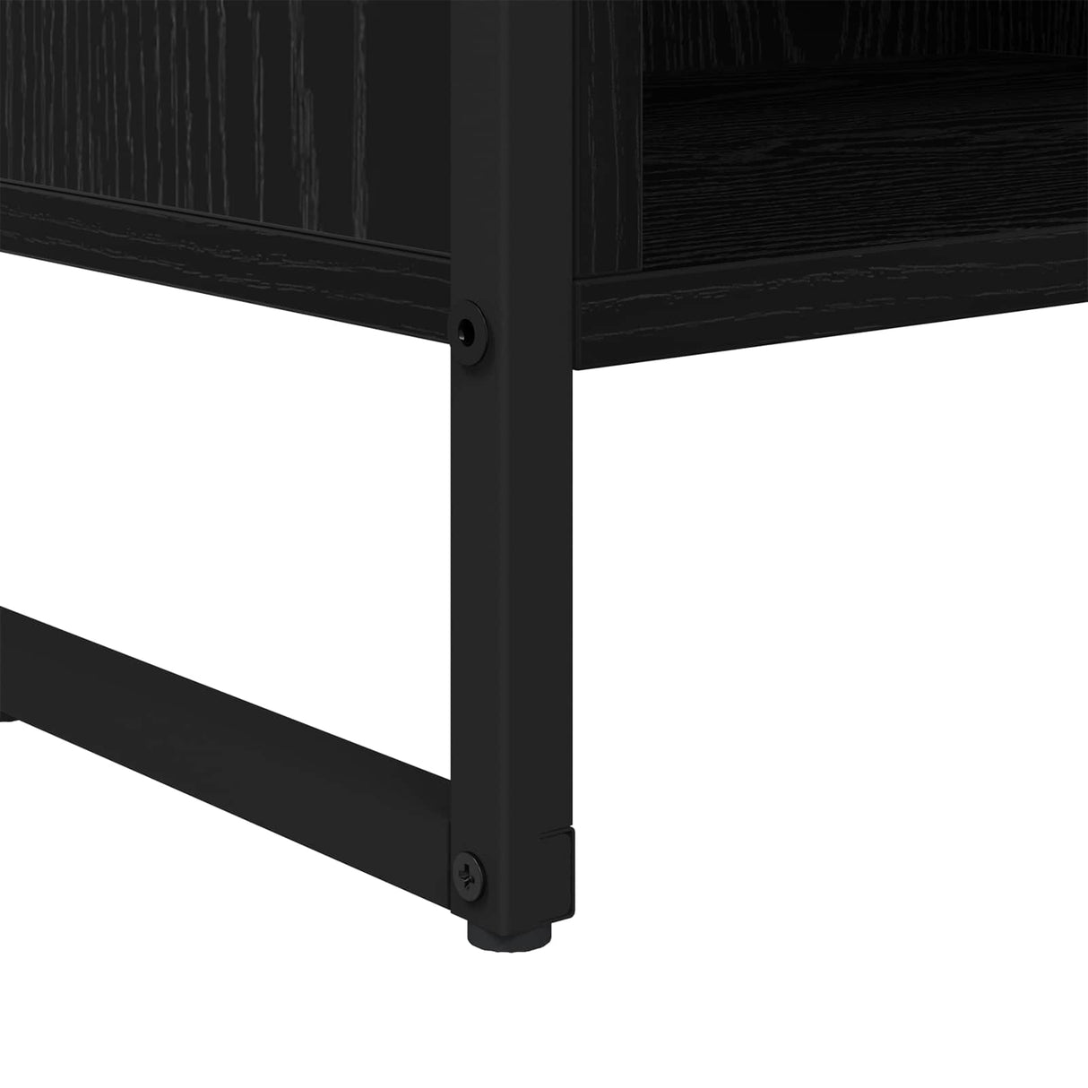 vidaXL TV Cabinet Black Oak 100 x 36.5 x 30.5 cm Engineered wood
