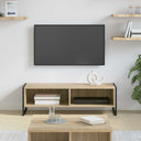 vidaXL TV Cabinet Black Oak 100 x 36.5 x 30.5 cm Engineered wood