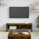 vidaXL TV Cabinet Black Oak 100 x 36.5 x 30.5 cm Engineered wood
