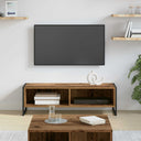 vidaXL TV Cabinet Black Oak 100 x 36.5 x 30.5 cm Engineered wood