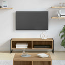 vidaXL TV Cabinet Black Oak 100 x 36.5 x 30.5 cm Engineered wood
