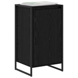 vidaXL Dressoir Zwart Eiken 43 x 36 x 75,5 cm Bewerkt hout