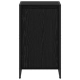 vidaXL Dressoir Zwart Eiken 43 x 36 x 75,5 cm Bewerkt hout