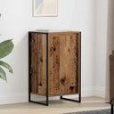 vidaXL Dressoir Zwart Eiken 43 x 36 x 75,5 cm Bewerkt hout
