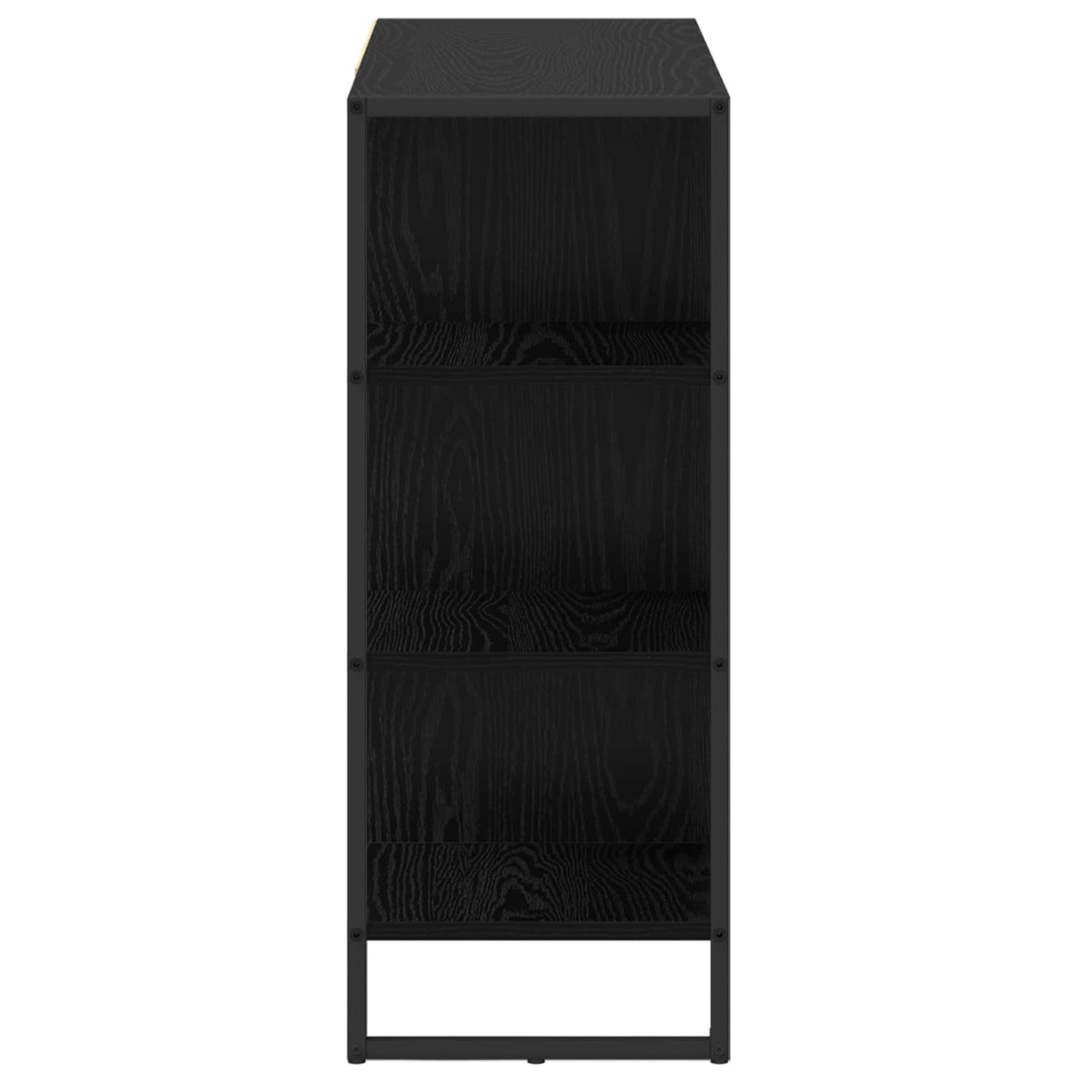 vidaXL Sideboard Black Oak 96.5 x 30 x 75 cm Engineered Wood