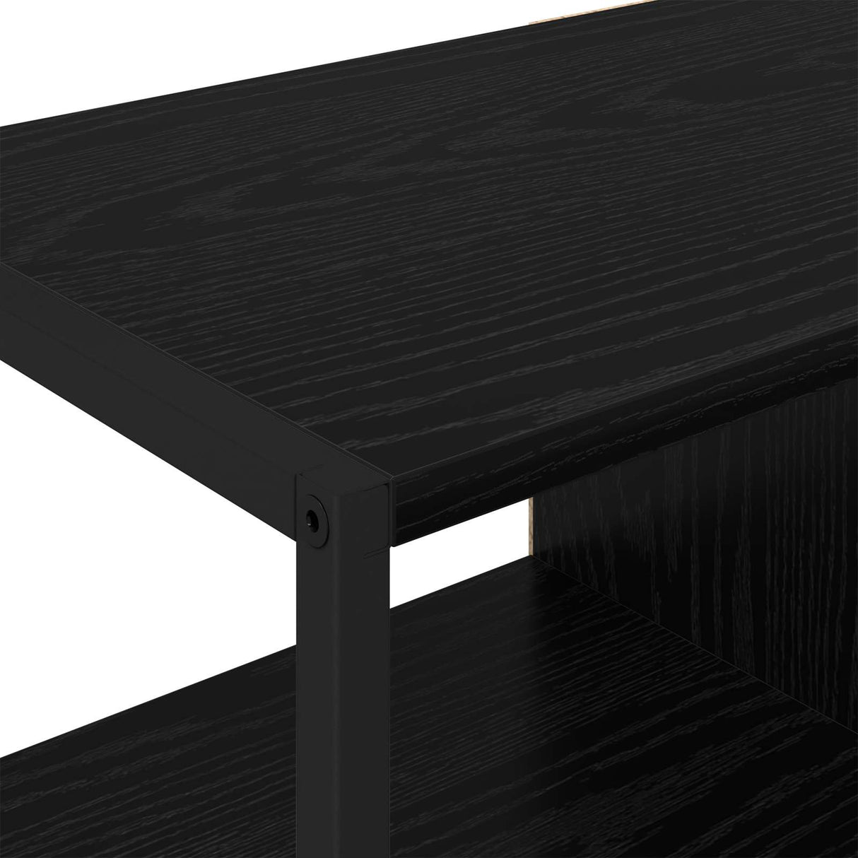 vidaXL Sideboard Black Oak 96.5 x 30 x 75 cm Engineered Wood