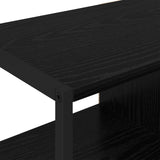 vidaXL Sideboard Black Oak 96.5 x 30 x 75 cm Engineered Wood