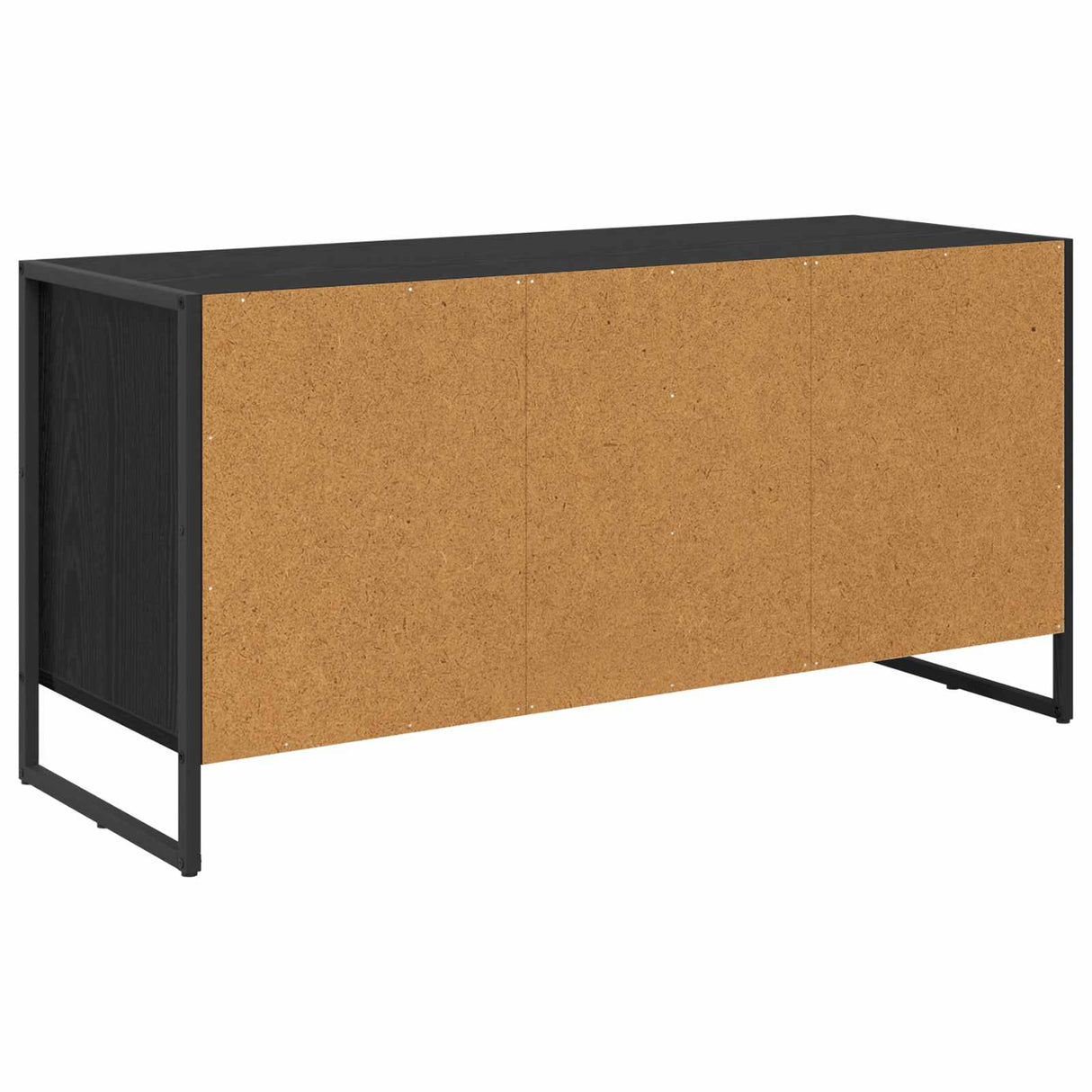 vidaXL TV Kast met lade Zwart Eiken 100 x 36 x 49,5 cm Bewerkt hout