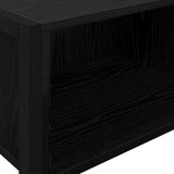 vidaXL Bijzettafel Zwart Eiken 100 x 36 x 75 cm Bewerkt hout