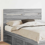 vidaXL Hoofdbord Wit Bewerkt hout