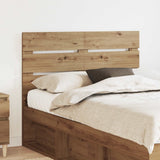 vidaXL Hoofdbord Wit Bewerkt hout