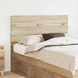 vidaXL Hoofdbord Wit Bewerkt hout