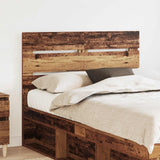 vidaXL Hoofdbord Wit Bewerkt hout