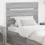vidaXL Hoofdbord Wit Bewerkt hout