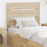 vidaXL Hoofdbord Wit Bewerkt hout