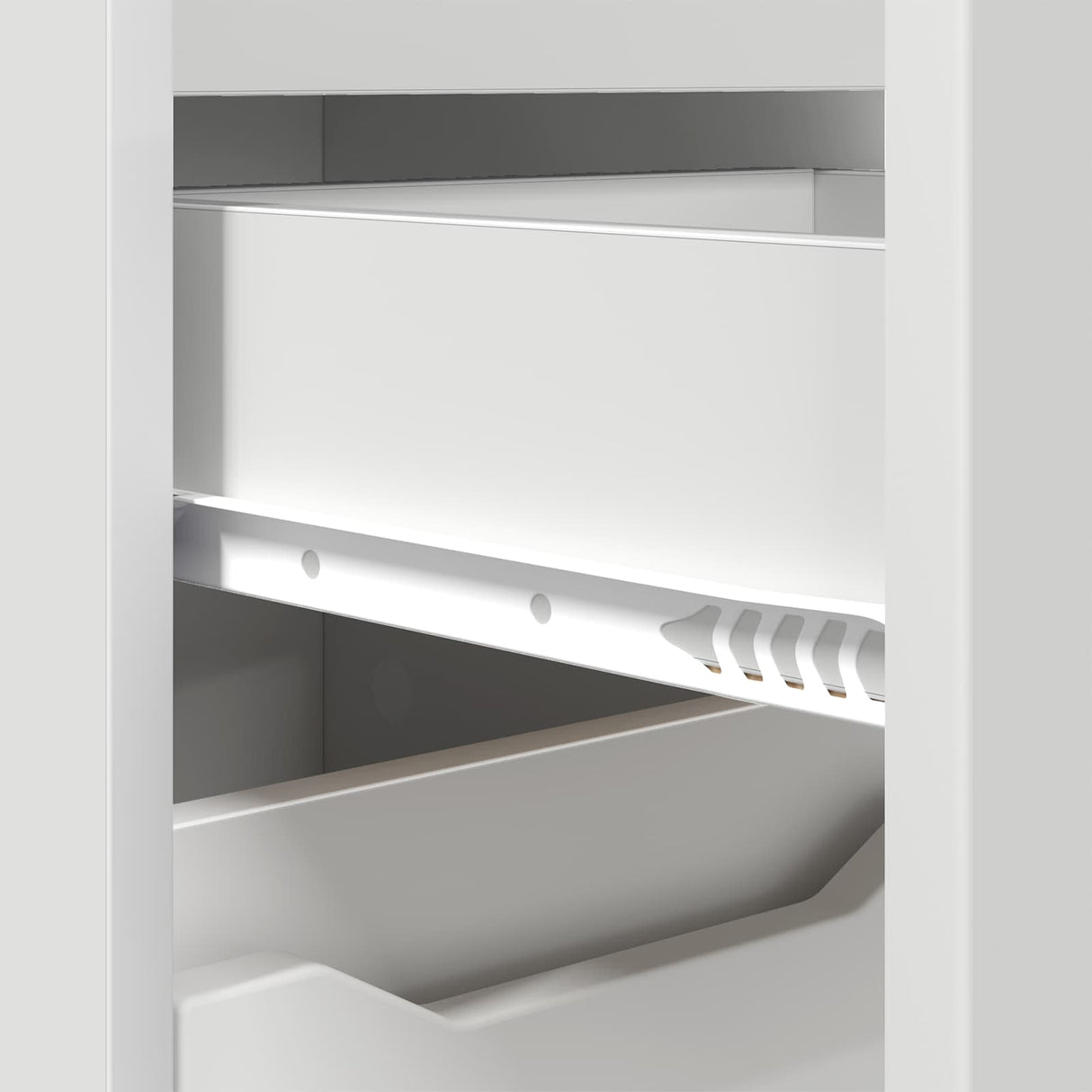 vidaXL Badkamerkast met lade Wit 30,5 x 30 x 101 cm Bewerkt hout